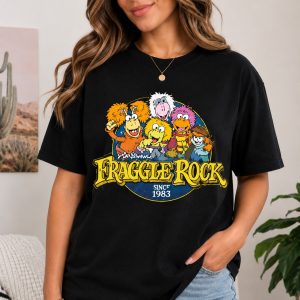Fraggle Rock Vintage Graphic T-Shirt | Retro 80s Cartoon Fan Tee | Classic Nostalgia Shirt