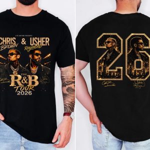 Comfort Colors® Ch ris Raymonds Browns Shirt, Raymonds 2026 Music Tour, Ch ris Brown Usher Tshirt, RnB Tour T-shirt, Trendy Chr is Tee