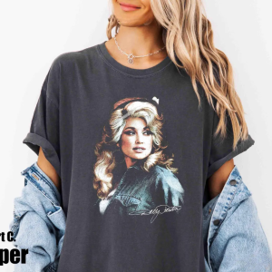 Dolly Parton Signature Vintage Graphic Shirt, Retro Country Music T Shirt