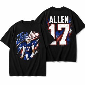 Josh Allen shirt, Funny Josh Allen Shirt, Football shirt, Vintage Football Game Day Crewneck, Josh Allen comfort colors shirt